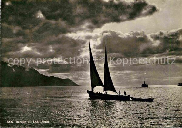 Segelboote Barque Lac Leman
