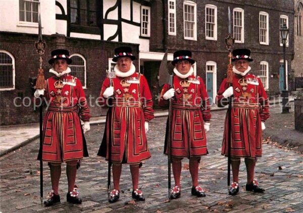 Leibgarde Wache Yeoman Warders Ceremonial Dress Tower o