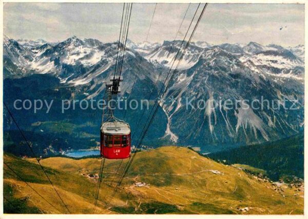 Seilbahn Arosa Weisshorn Alpenpanorama