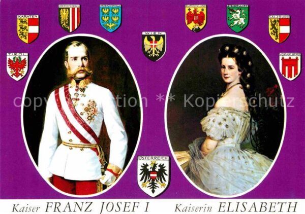 Adel Oesterreich Kaiser Franz Josef I. Kaiserin Elisabet