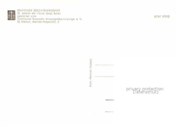 Friedhof Deutscher Soldatenfriedhof St. Andre-de – Bild 2