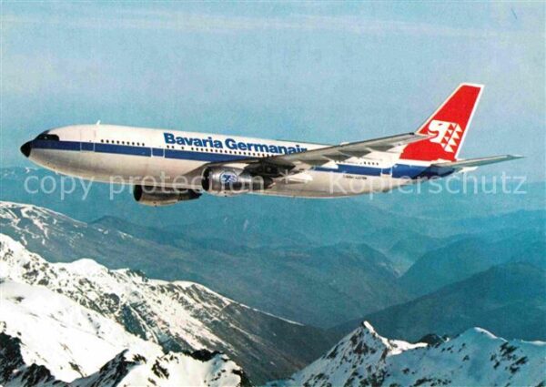 Flugzeuge Zivil Bavaria Germanair Airbus A 300 B4