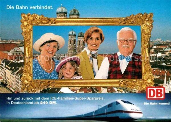 Werbung Reklame Deutsche Bahn München ICE