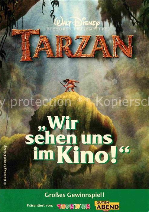 Kino Film Tarzan Walt Disney Werbung