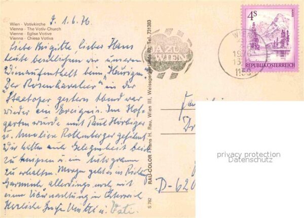 Strassenbahn Wien Votivkirche – Bild 2