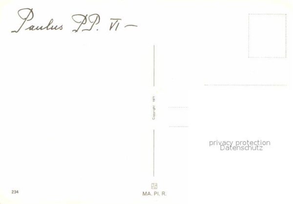 Papst Paulus PP. VI – Bild 2