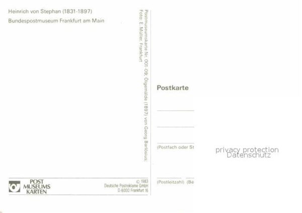 Post Heinrich von Stephan – Bild 2