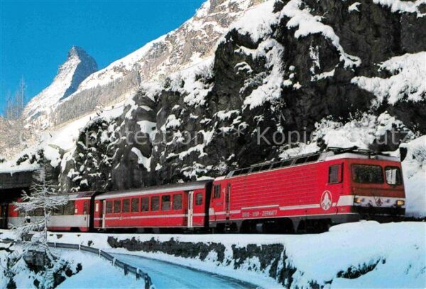 Eisenbahn Zermatt Matterhorn