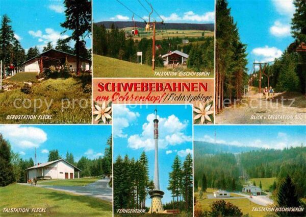 Sessellift Ochsenkopf Fichtelgebirge Fernsehturm T