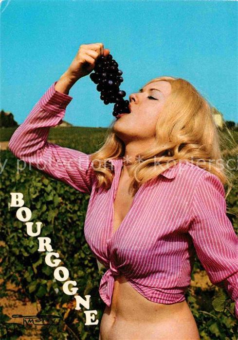 Frauen Trauben Bourgogne