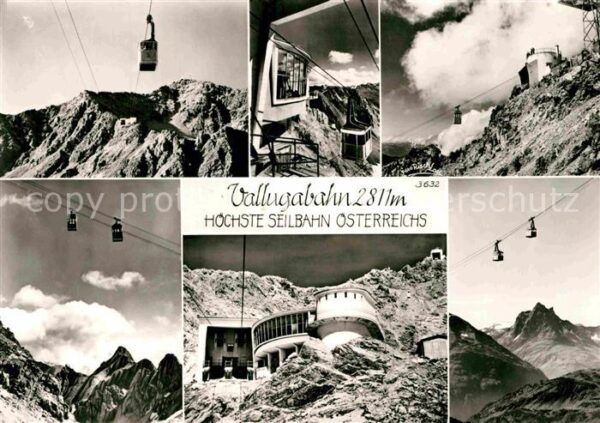 Seilbahn Valluga Österreich Bergstation