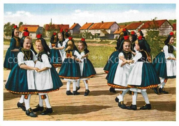 Trachten Hessen Schwalm Kinder Tanz
