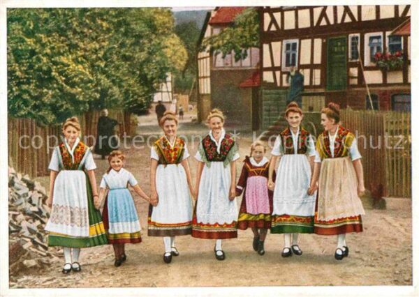 Trachten Hessen Spaziergang Sonntagnachmittag