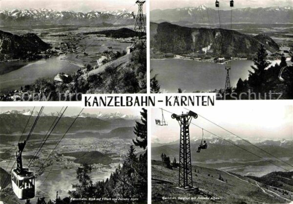 Seilbahn Kanzelbahn Villach Julische Alpen Sesse