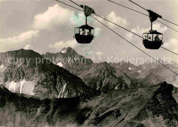 Seilbahn Kanzelwand Kleinwalsertal Kuhgehrenspit