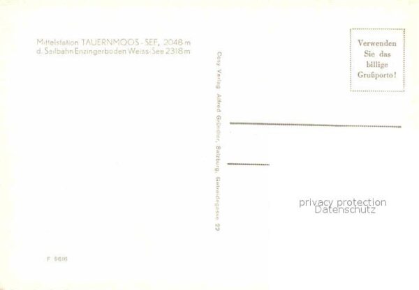 Seilbahn Enzingerboden Weiss-See Mittelstation T – Bild 2