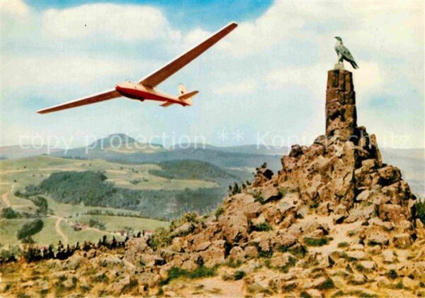 Segelflug Gliding Vol-Voile Vuolo-a-Vela Fliegerdenkmal Wasserkuppe Rhön