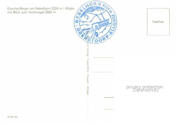Drachenflug Drachenflieger Nebelhorn Hochvogel – Bild 2