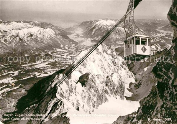 Seilbahn Bayerische Zugspitzbahn Waxenstein Höll