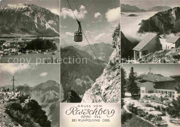 Seilbahn Rauschberg Ruhpolding Bergstation Rausc