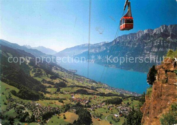 Seilbahn Unterterzen Tannenbodenalp Flumserberg