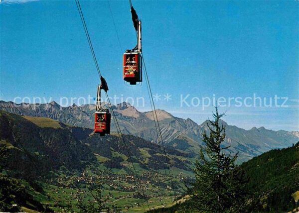 Seilbahn Birg Engstligenalp Adelboden Niesenkett