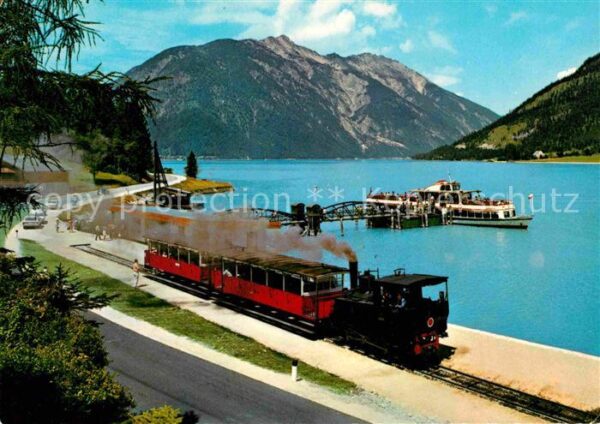 Zahnradbahn Motorschiff Achensee Schiffstation Sees