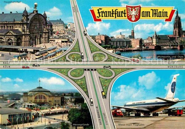 Autobahn Frankfurter Kreuz Frankfurt am Main Hau
