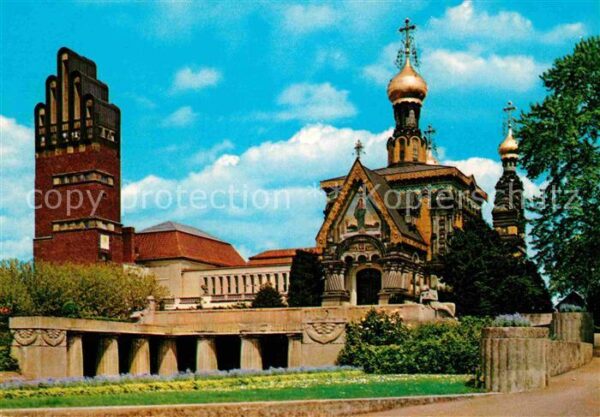 Russische Kirche Kapelle Darmstadt Künstlerkolonie Hochzeitsturm