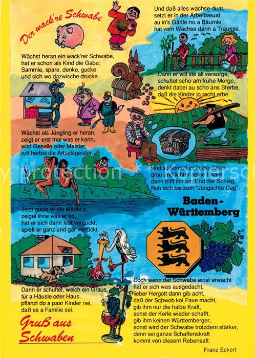 Humor Schwaben Franz Eckert Der wack're Schwa