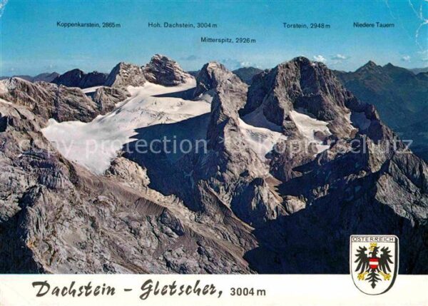 Gletscher Dachstein Gosau-Gletscher Mitterspitz T