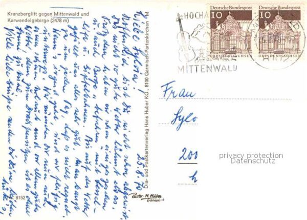 Sessellift Kranzberg Mittenwald Karwendelgebirge – Bild 2