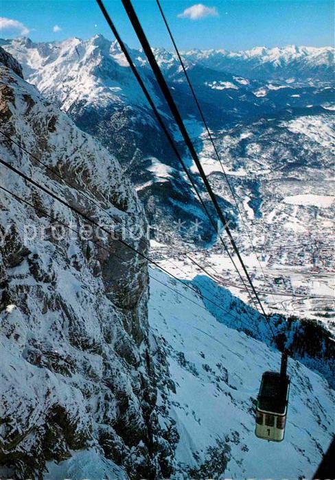 Seilbahn Karwendel Mittenwald Zugspitzgruppe Wet