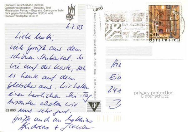 Seilbahn Stubaier Gletscherbahn Stubaital Mittel – Bild 2