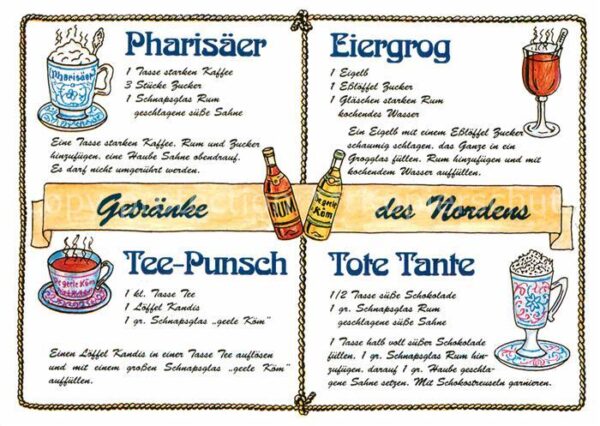 Getraenke Pharisäer Eiergrog Tee-Punsch Tote Tant