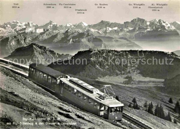 Zahnradbahn Rigi-Kulm Rigi-Scheidegg Urneralpen