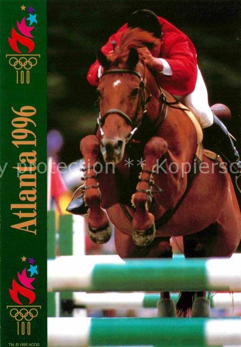 Pferdesport Pferderennen Reitsport Olympia Atlanta