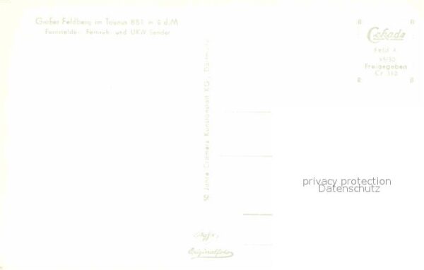 Feldberg Taunus Fliegeraufnahme UKW-Sender – Bild 2
