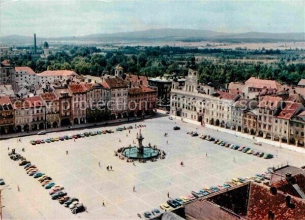Ceske Budejovice Cerne veze Zizkovo namesti