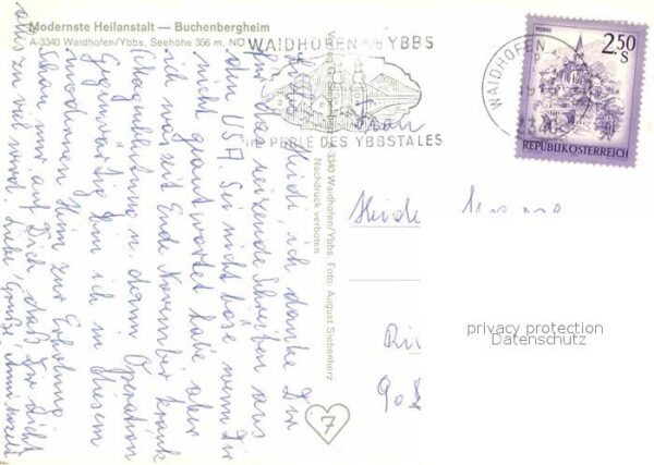 Waidhofen Ybbs Heilanstalt Buchenbergheim – Bild 2