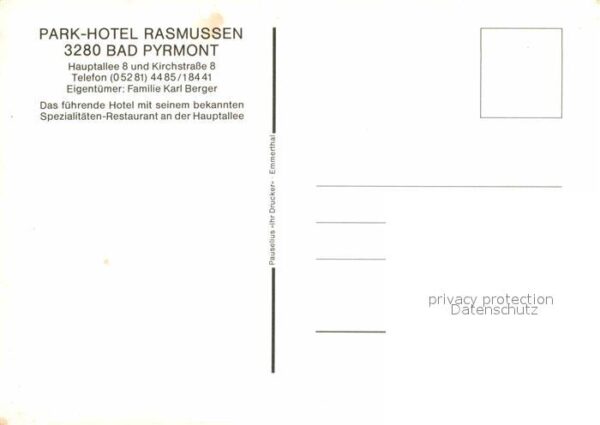 Bad Pyrmont Park Hotel Rasmussen – Bild 2
