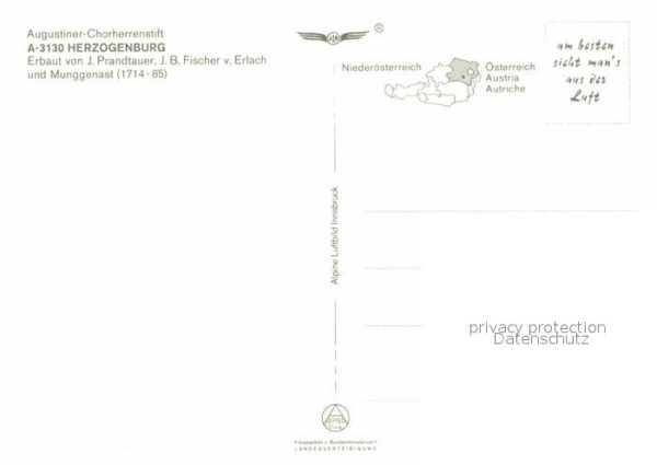 Herzogenburg Fliegeraufnahme Augustiner-Chorherrenst – Bild 2