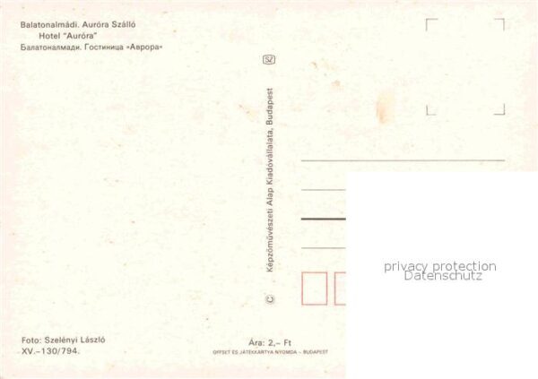 Balatonalmadi Hotel Aurora – Bild 2