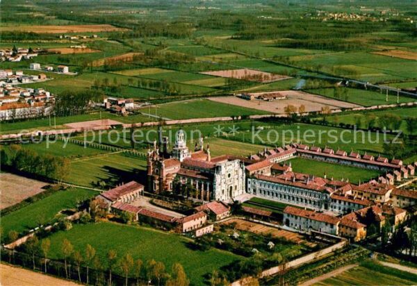 Certosa Di Pavia Fliegeraufnahme