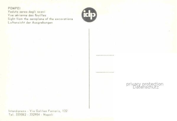 Pompei Fliegeraufnahme Scavi – Bild 2