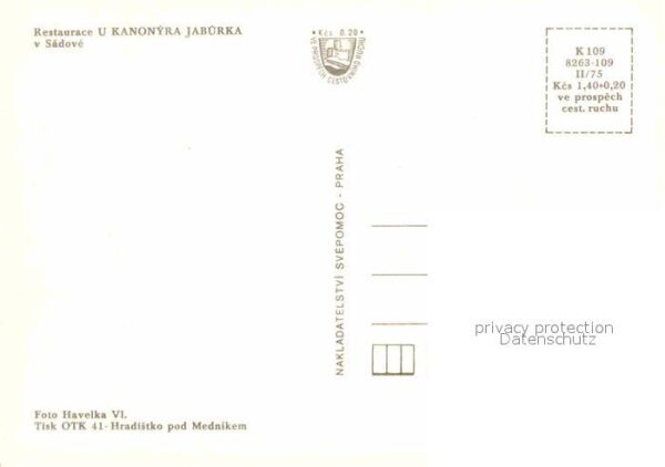 Sadova Restaurace U Kanonyra Jaburka – Bild 2