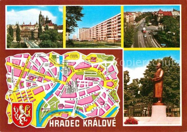 Kralovehradecko Hradec Kralove Nova vystavba Dukelska trida Socha Kl.