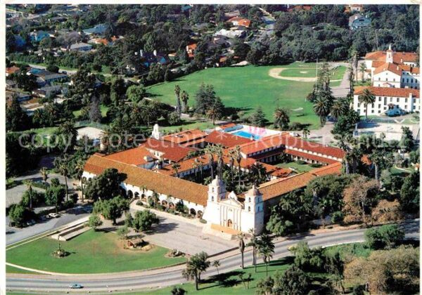 Santa Barbara California Fliegeraufnahme Old Mission