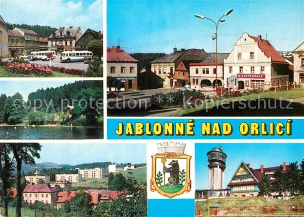 Jablonne nad Orlici Namesti Koupaliste Nove bytovky Chata n