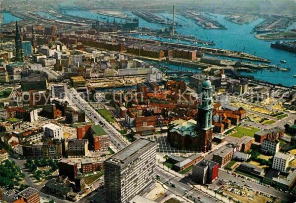 Hamburg Michel Ost-West-Strasse Hafen